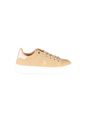 U.S. Polo Assn. Beige Polyester Sneaker - EU36/US6