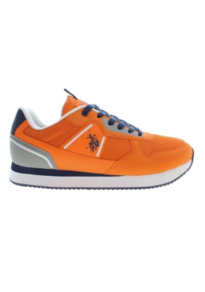 U.S. Polo Assn. Orange Polyester Sneaker - EU41/US8