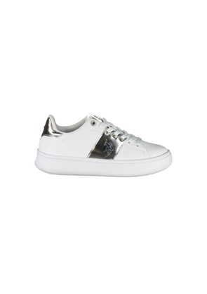 U.S. Polo Assn. White Polyester Sneaker - EU36/US6