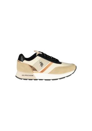 U.S. Polo Assn. Beige Polyester Sneaker - EU36/US6