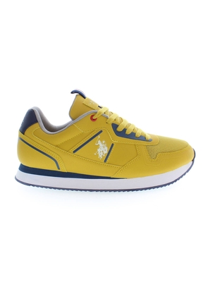 U.S. Polo Assn. Yellow Polyester Sneaker - EU44/US11