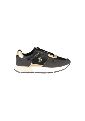 U.S. Polo Assn. Black Polyester Sneaker - EU36/US6