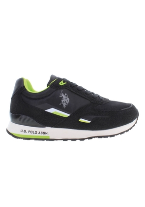 U.S. Polo Assn. Black Polyester Sneaker - EU44/US11