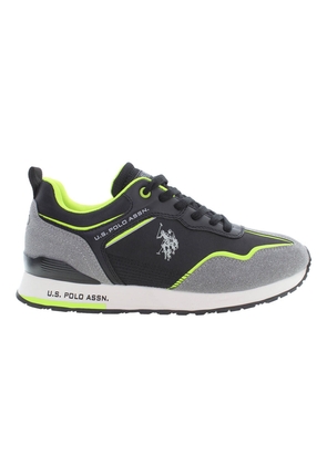 U.S. Polo Assn. Black Polyester Sneaker - EU42/US9