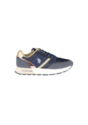 U.S. Polo Assn. Blue Polyester Sneaker - EU35/US5