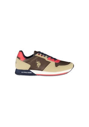 U.S. Polo Assn. Brown Polyester Sneaker - EU42/US9