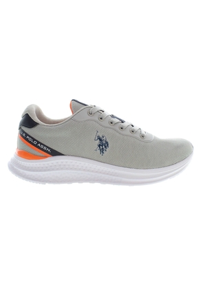 U.S. Polo Assn. Gray Polyester Sneaker - EU42/US9