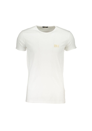 White Cotton T-Shirt - S