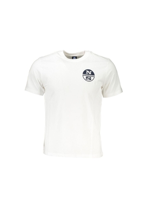 White Cotton T-Shirt - S