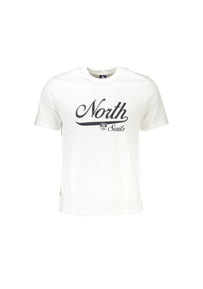 White Cotton T-Shirt - S