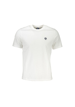 White Cotton T-Shirt - S