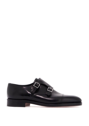 william monk strap loafers - 6 Black