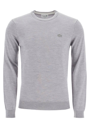 wool crewneck pullover - 3 Grey