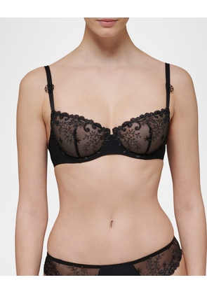 Delice Embroidered Demi Bra