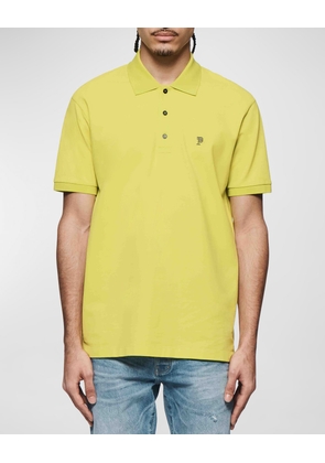 Men's Pique Knit Polo Shirt