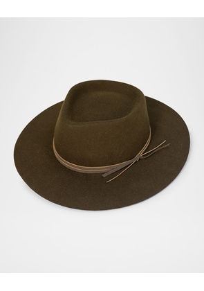 India Wool Felt Fedora Hat