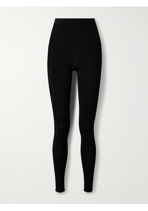 The Row - Clizia Stretch-jersey Leggings - Black - small,medium,large