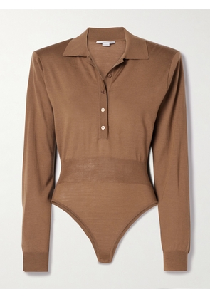 Stella McCartney - Wool Bodysuit - Brown - x small,small,medium,large