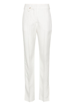 Jacquemus Le Pantalon Tibau straight-leg trousers - White