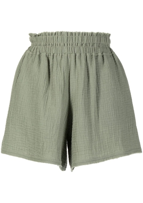 0711 Wasabi loose-fit shorts - Green