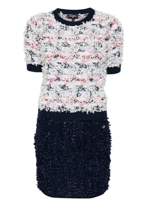 CHANEL Pre-Owned 2000s knitted top and skirt set - Multicolour