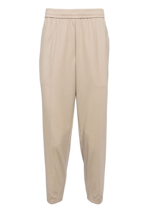 CROQUIS pleat-detailing tapered trousers - Brown