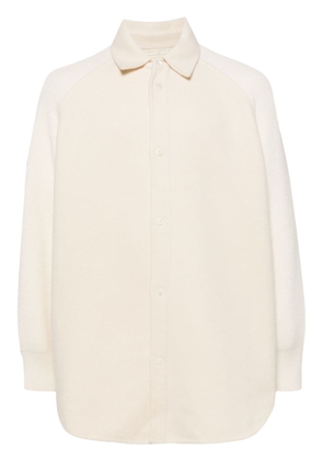 CROQUIS panelled shirt jacket - Neutrals