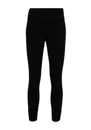 James Perse seam-detail mid-rise leggings - Black