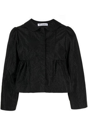 Molly Goddard Tosca cropped peplum jacket - Black