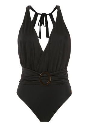 Brigitte swimsuit with buckle detail - Black