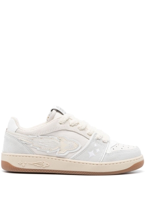 Enterprise Japan EJ Egg Rocket leather sneakers - White