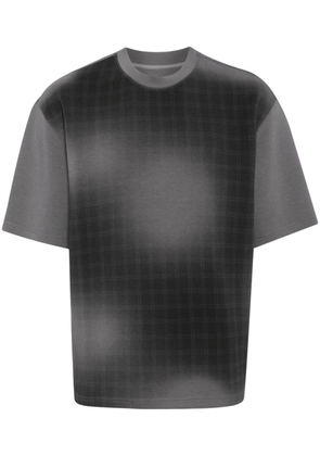 CROQUIS checked short-sleeve T-shirt - Grey