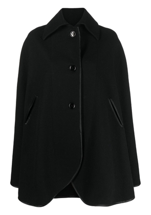 A.N.G.E.L.O. Vintage Cult 1970s cape-style single-breasted coat - Black