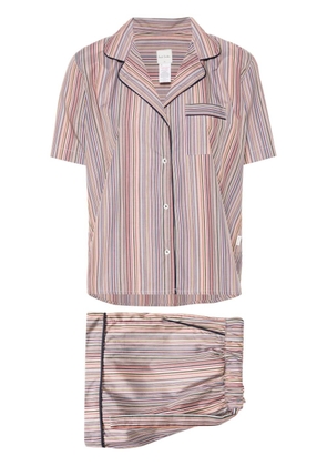 Paul Smith artist-stripe pyjamas set - Red