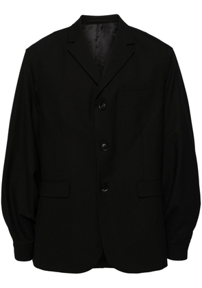 CROQUIS notched-lapel blazer - Black