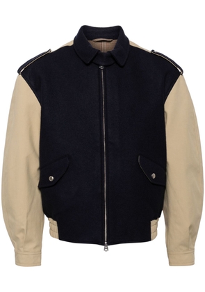 CROQUIS contrasting panel jacket - Neutrals