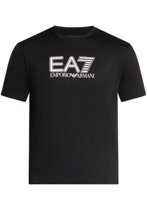 Ea7 Emporio Armani logo-print T-shirt - Black