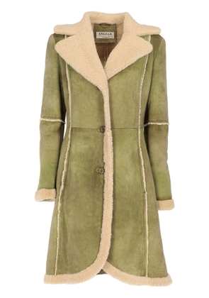 A.N.G.E.L.O. Vintage Cult 2000s pre-owned shearling-trim coat - Green