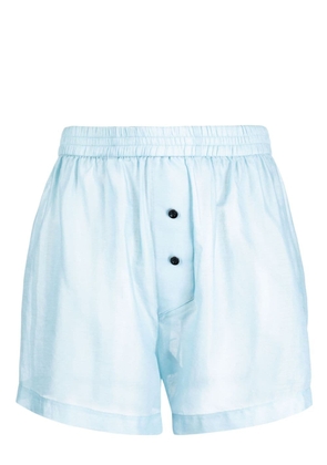 Kiki de Montparnasse Le Boy piping-detail pajama bottoms - Blue