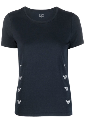 Ea7 Emporio Armani logo-print T-shirt - Blue