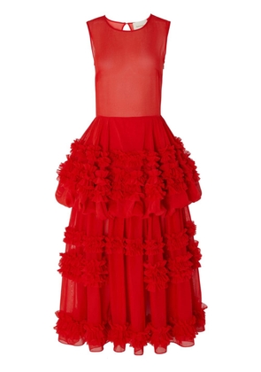 Molly Goddard Dolores ruffled tiered dress