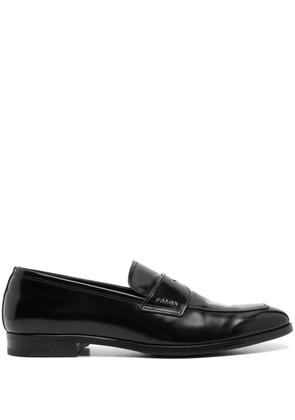 Prada Pre-Owned leather loafers - Black