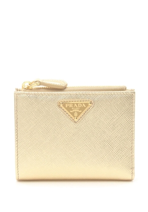 Prada Pre-Owned 2010 Portaf Piccolo Lampo bi-fold wallet - Gold