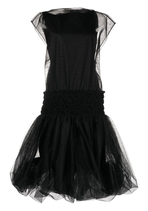 Molly Goddard tulle puffball midi dress - Black