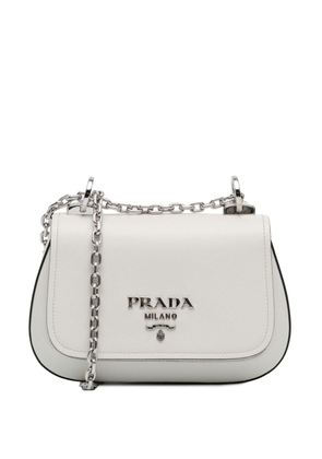 Prada Pre-Owned 2013-2023 Saffiano Lux Chain crossbody bag - White