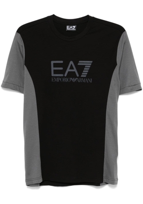 Ea7 Emporio Armani logo-print T-shirt - Black