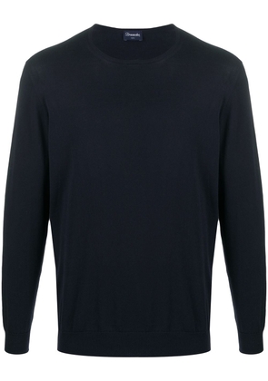 Drumohr crew neck cotton jumper - Blue