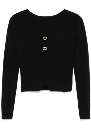 TWINSET cut out-detail sweater - Black