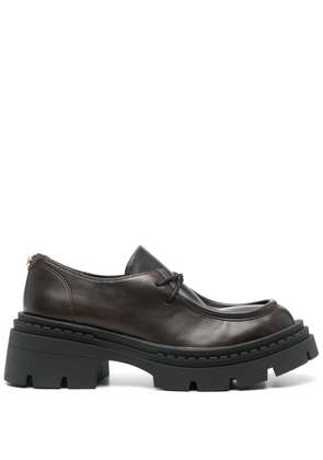 TWINSET leather brogues - Brown