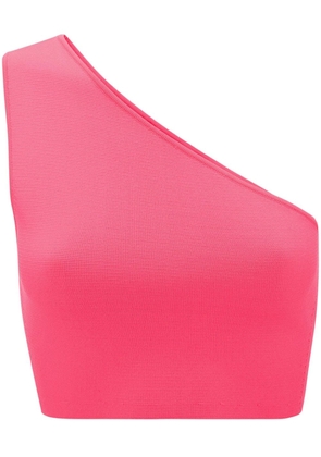 Victoria Beckham one-shoulder crop top - Pink